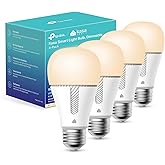 Kasa Smart Light Bulbs that works with Alexa and Google Home, Dimmable Smart LED Bulb, A19, 9W, 800Lumens, Soft White(2700K),