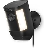Ring Spotlight Cam Pro, Plug-In | 3D Motion Detection, Two-Way Talk with Audio+, and Dual-Band Wifi (2022 release) - Black
