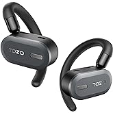 TOZO OpenBuds Lightweight True Open Ear Wireless Earbuds with Multi-Angle Adjustment, Bluetooth 5.3 Headphones with Dual-Axis