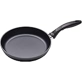 Swiss Diamond 9.5 Inch Frying Pan - Aluminum Nonstick Skillet - Dishwasher Safe and Oven Safe Fry Pan, Grey