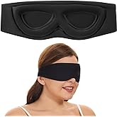 ALASKA BEAR Stylish Sleep Eye Mask for All Sleeping Positions, 3D Contoured Cups, 100% Blackout Cover, Cool and Comfort Conca