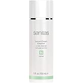 Sanitas Skincare Lemon Cream Cleanser, Enriching Cleanser, Vitamin C, Vitamin E, Jojoba Oil, 5 Ounces
