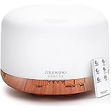 ASAKUKI 500ml Premium, Essential Oil Diffuser with Remote Control, 5 in 1 Ultrasonic Aromatherapy Fragrant Oil Humidifier Vap