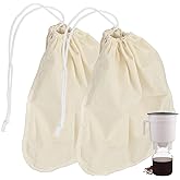 Reusable Cold Coffee Brew Filter Bag Compatible with Toddy Cold Brew System,Coffee Filter Bag Fit for Mason Jars,Pitchers,Car