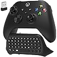 Keyboard for Xbox Series X/S/One/One S Controller, Wireless Gaming Chatpad Message Keypad with USB Receiver, Audio/Headset Ja