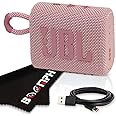 JBL Go 3 Portable Bluetooth Wireless Speaker, IP67 Waterproof and Dustproof Built-in Battery - Pink - Boomph's Comprehensive 