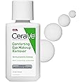 CeraVe Eye Makeup Remover with Hyaluronic Acid and Ceramides |Waterproof, Non-Comedogenic, Fragrance Free, Non-Greasy & Ophth