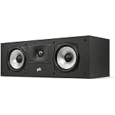 Polk Audio Monitor XT30 Compact Center Channel Speaker - Hi-Res Audio Certified, Dolby Atmos & DTS:X Compatible, 1" Terylene 