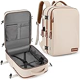 BAGODI Travel Laptop Backpack,15.6 Inch Flight Approved Carry on Backpack,Waterproof Large 40L Hiking Backpack Casual Daypack