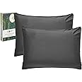 California Design Den Rayon from Bamboo Pillowcases Standard Size, Set of 2 for Smooth Hair & Skin, Fits Standard & Queen Pil