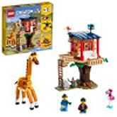 LEGO Creator 3in1 Safari Wildlife Tree House 31116 Building Kit Featuring a House Toy, Biplane Toy and Catamaran Toy; Best Bu