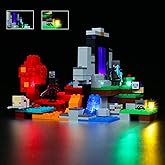 BrickBling Light Kit for Lego Minecraft The Ruined Portal 21172 Building Kit, LED Lighting for Lego Minecraft Set (No Model, 