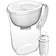 Brita Large Water Filter Pitcher, BPA-Free Water Pitcher, Replaces 1,800 Plastic Water Bottles a Year, Lasts Two Months or 40