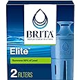 Brita Elite Water Filter Replacements for Pitchers and Dispensers, BPA-Free, Replaces 1,800 Plastic Water Bottles, Lasts Six 