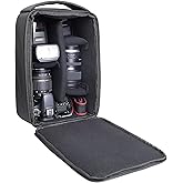 AYVANBER Roomy Camera Protective Bag Insert Waterproof Lens Pouch Shockproof DSLR SLR Carrying Case with Thicken Partition Pa