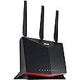 ASUS RT-AX86U Pro (AX5700) Dual Band WiFi 6 Extendable Gaming Router, 2.5G Port, Gaming Port, Mobile Game Mode, Port Forwardi