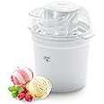 GreenLife 1.5QT Electric Ice Cream, Frozen Yogurt and Sorbet Maker with Mixing Paddle, Dishwasher Safe Parts, Easy one Switch