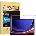 SPARIN Screen Protector for Samsung Galaxy Tab S9 Plus/S9 FE Plus/S7 FE 5G/S8 Plus 12.4'', 2 Pack HD Tempered Glass for galax