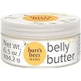 Burt's Bees Mama Belly Butter, Stretch Mark Cream for Pregnancy Massages Body & Reduces Scar Appearance, Prenatal & Postnatal