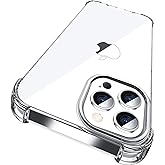 ORIbox for iPhone 12 Case for iPhone 12 Pro Case Clear,with 4 Corners Shockproof Protection,iPhone 12/12 Pro Clear Case for W