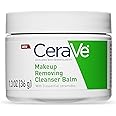 CeraVe Cleansing Balm for Sensitive Skin | Hydrating Makeup Remover with Ceramides and Plant-based Jojoba Oil for Face | Non-
