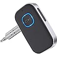 COMSOON Bluetooth Receiver for Car, Noise Cancelling 3.5mm AUX Bluetooth Car Adapter, Wireless Audio Receiver for Home Stereo