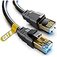 Cat 8 Ethernet Cable, 1.5Ft 3Ft 6Ft 10Ft 15Ft 20Ft 30Ft 40Ft 50Ft 60Ft 100Ft Heavy Duty High Speed Internet Network Cable, Pr