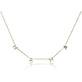 Benevolence LA Mama Necklace, 14k Gold Dipped Necklaces for Women, Birthday, Anniversary Gifts for Mom, Grandma, Mother in La