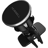 HUSSELL Magnetic Phone Car Mount, Air Vent Phone Mount for Car 360° Adjustable Universal Magnet Phone Holder - Compatible wit