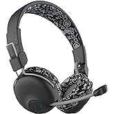 JLab JBuddies Play Gaming Wireless Kids Headset, Black, 22+ Hour Bluetooth 5 Playtime 60ms Super-Low Latency for Mobile Gamep