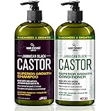 Hair Chemist Superior Growth Jamaican Black Castor Shampoo 33.8oz & Conditioner 33.8oz - 2-PC Shampoo & Conditioner for Hair 