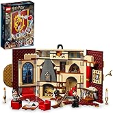 Lego Harry Potter Gryffindor House Banner Set 76409 With LEGO Building Elements, Hogwarts Castle Common Room Toy or Wall Disp
