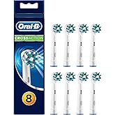 Oral-B CrossAction Toothbrush Head, Pack of 8 Counts