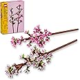 LEGO Cherry Blossoms Celebration Gift, Buildable Floral Display for Creative Kids, White and Pink Cherry Blossom, Spring Flow