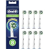 Oral-B Cross Action Electric Toothbrush Head with CleanMaximiser Technology, Angled Bristles for Deeper Plaque Removal, Pack 