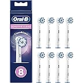 Oral-B Sensitive Clean Replacement Brush Heads x 8 Original Refill for Electric Toothbrush, White, 200 gram