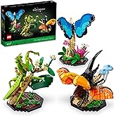 LEGO Ideas The Insect Collection, Fun Gift for Nature Lovers, with Life-Size Blue Morpho Butterfly, Hercules Beetle and Chine