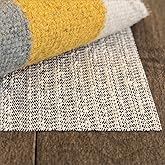 Grip-It Rug Stop Natural Low-Profile Non-Slip Rug Pad for Area Rugs and Runner Rugs, Rug Gripper for Hardwood Floors 12 x 18 