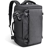 GDNasist Travel Backpack 40L for Men and Women, TSA Friendly Flight Approved Carry On Luggage Fits 17.3 Inch Laptop, Water-Re