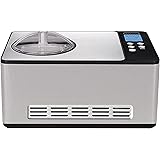 Whynter ICM-200LS Automatic Ice Cream Maker 2.1 Quart Capacity with Built-in Compressor, No Pre-Freezing, LCD Digital Display