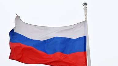 Un drapeau de la Russie à Moscou le 13 mars 2018 (photo d'illustration) 