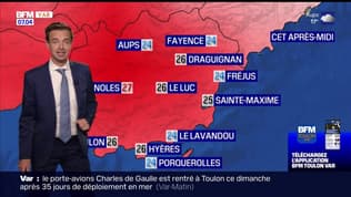 Météo Var: un mardi particulièrement chaud avec quelques éclaircies, jusqu'à 26°C à Toulon