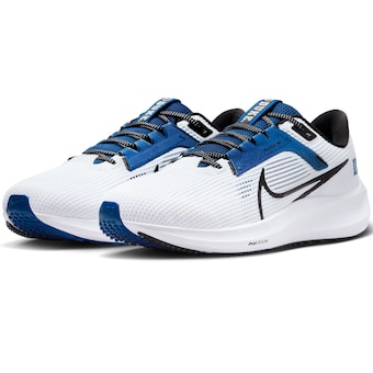 Unisex Nike  White Duke Blue Devils Zoom Pegasus 40 Running Shoe