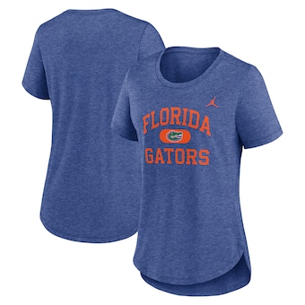 Women's Jordan Brand Heather Royal Florida Gators Blitz T-Shirt