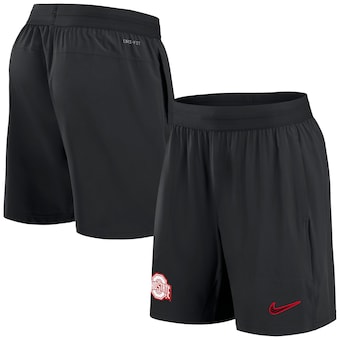 Men's Nike Black Ohio State Buckeyes 2024 Sideline Performance Shorts