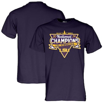 Unisex Blue 84  Purple LSU Tigers 2024 NCAA Women's Gymnastics National Champions T-Shirt