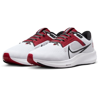 Unisex Nike  White Stanford Cardinal Zoom Pegasus 40 Running Shoe