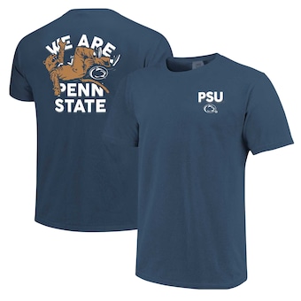 Unisex Navy Penn State Nittany Lions Hyper Local Blanket Toss Mascot T-Shirt