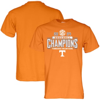 Unisex Blue 84 Tennessee Orange Tennessee Volunteers 2024 SEC East Baseball Regular Season Champions Locker Room T-Shirt