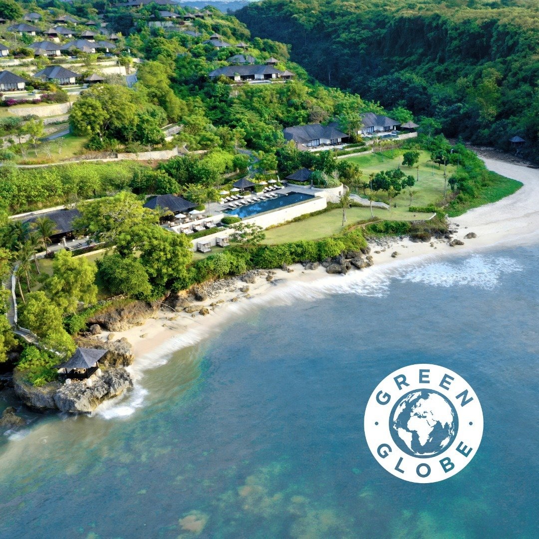 Green Globe recently awarded Raffles Bali its inaugural certification. 

Raffles Bali is a luxury hillside retreat comprised of 32 oceanfront villas with views across Jimbaran Bay. Each villa has its own pool and garden, offering peace and privacy to